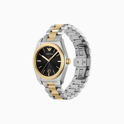 Orologio bicolore in acciaio inossidabile a tre lancette [221eb973]
