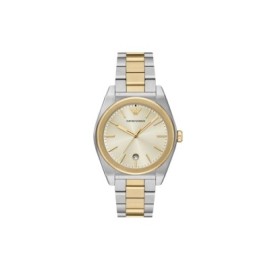 Orologio bicolore in acciaio inossidabile a tre lancette [72cd937c]