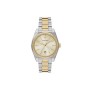 Orologio bicolore in acciaio inossidabile a tre lancette [72cd937c]