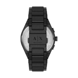 Orologio crono Armani Exchange Sync acciaio nero dettagli verdi [f53274cc]