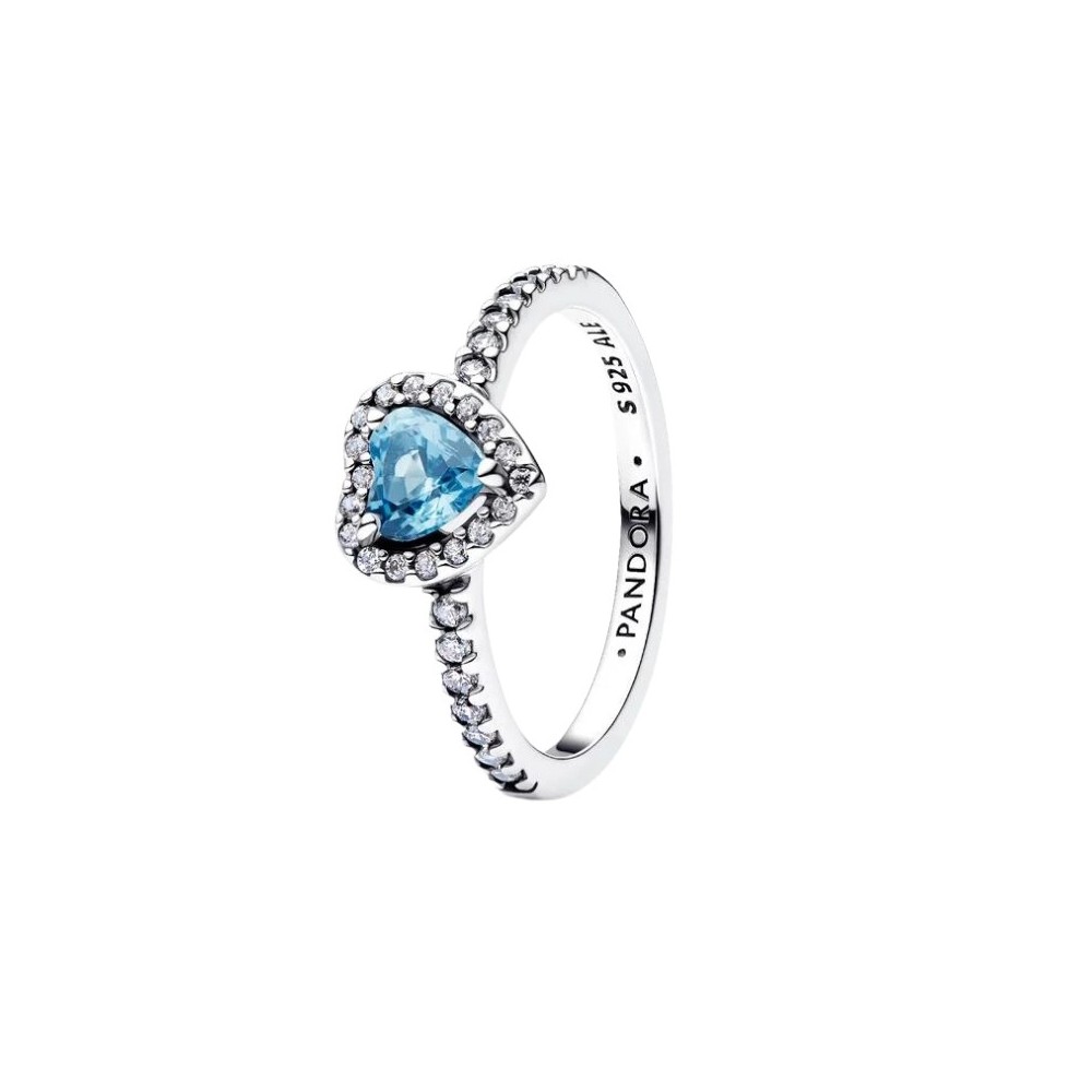 Anello Cuore in Rilievo Azzurro [a4472f00]
