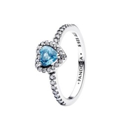 Anello Cuore in Rilievo Azzurro [a4472f00]