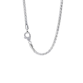 Collana Maglia Coda di Volpe con Chiusura Pavè [d37d765e]
