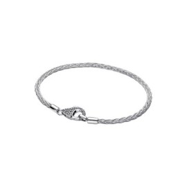 Bracciale Maglia Coda di Volpe con Chiusura Pavè [4863cc58]