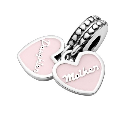 Charm Pendente Cuori Mamma e Figlia [64e94233]