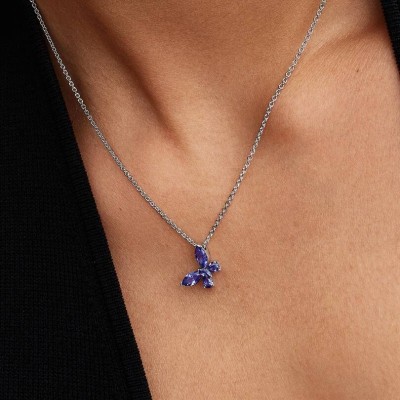 Collana Farfalla Luminosa Blu [c0f79872]