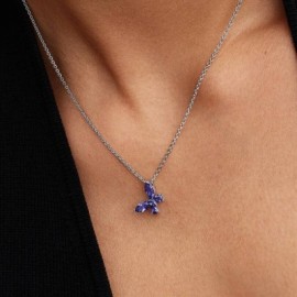 Collana Farfalla Luminosa Blu [19d1db7f]