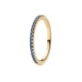 Anello Pavè Fascia Sottile Blu [310c0c94]