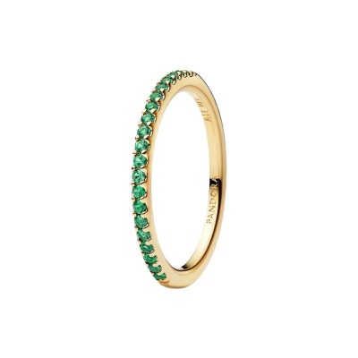Anello Pavè Fascia Sottile Verde [b8f96596]
