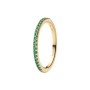 Anello Pavè Fascia Sottile Verde [b8f96596]