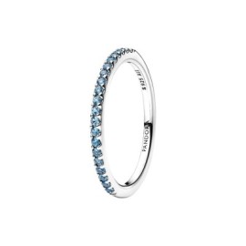Anello a mezza fascia con acquamarina scintillante [9a24034f]