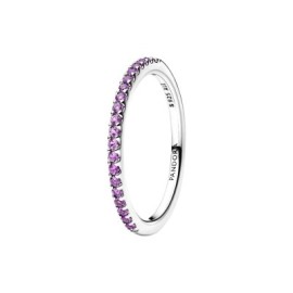 Anello a mezza fascia viola scintillante [947db24c]