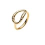 Anello vistoso con pietra incastonata dalla forma organica [88cfd04b]
