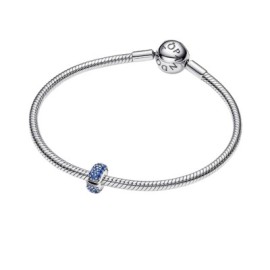 Ciondolo a clip con pietra blu reale [649d8a56]