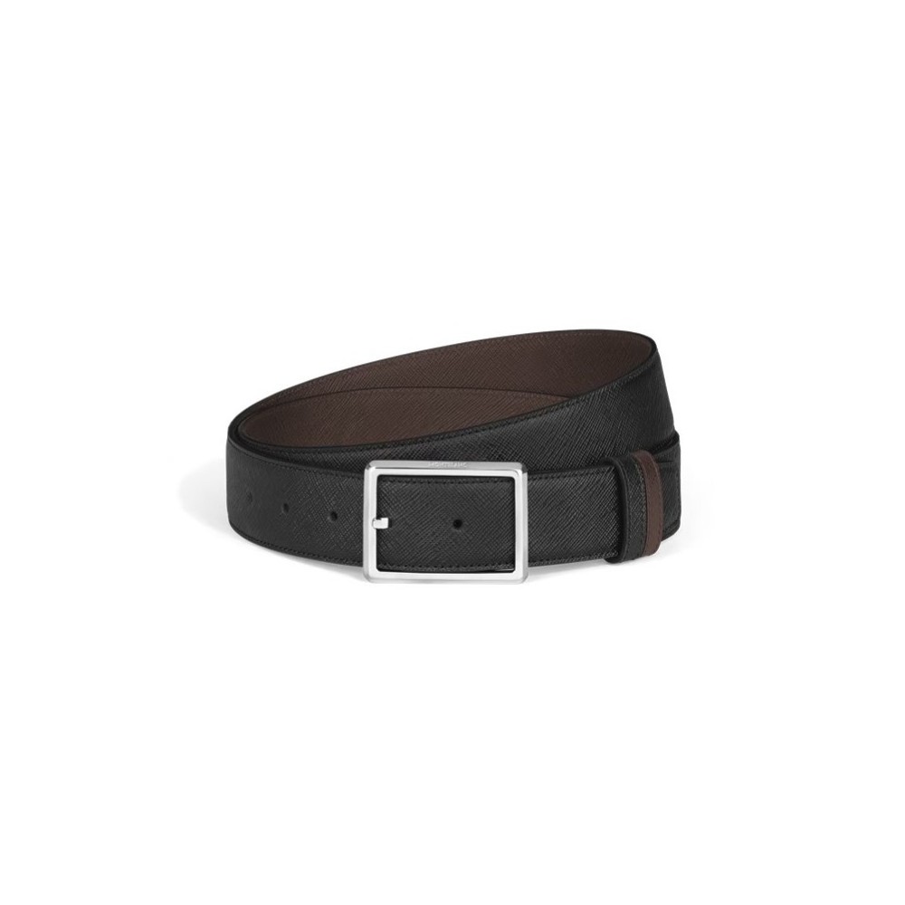 Cintura Reversibile 35 mm Rettangolare in Pelle Sartorial [cc67f3f1]