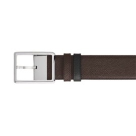 Cintura Reversibile 35 mm Rettangolare in Pelle Sartorial [1541b0fc]
