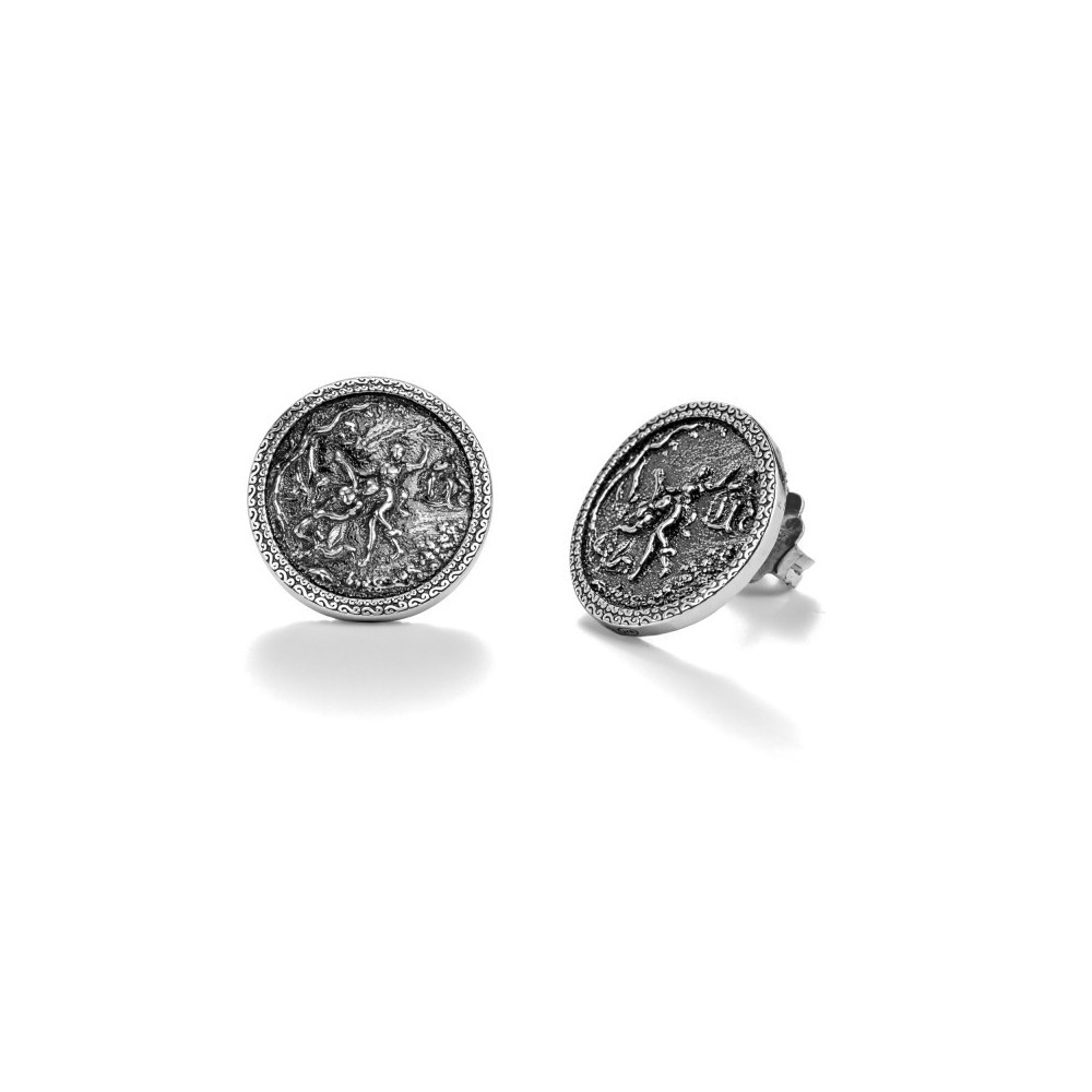 Orecchini argento brunito Primavera [e6ba7e95]