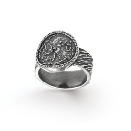 Anello argento brunito Primavera [e8e3cf96]