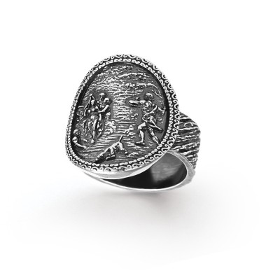Anello argento brunito Estate [7da4c493]
