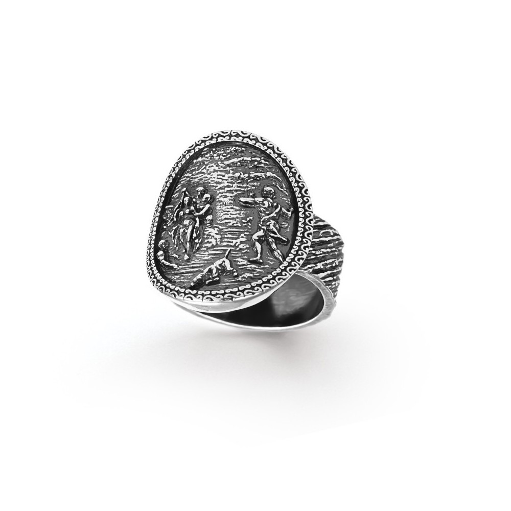 Anello argento brunito Estate [7da4c493]