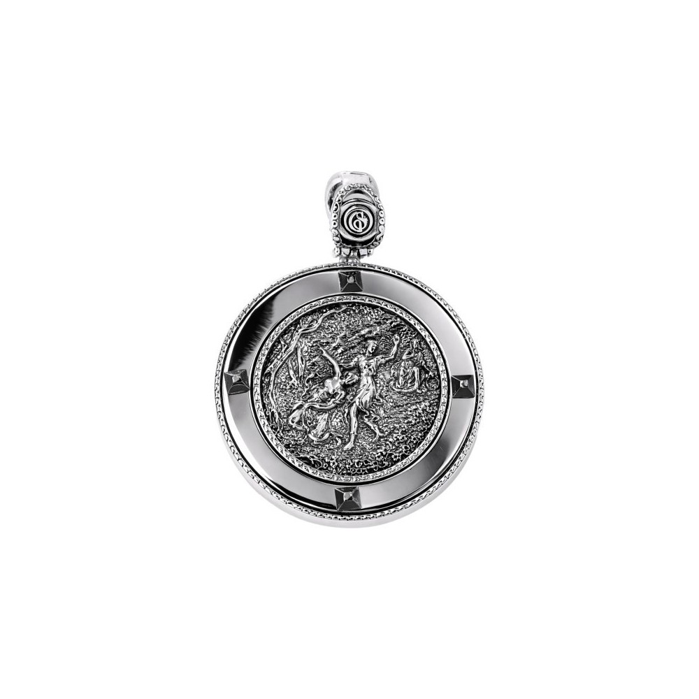 Ciondolo argento brunito Primavera [73fd7590]
