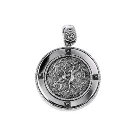 Ciondolo argento brunito Primavera [73fd7590]