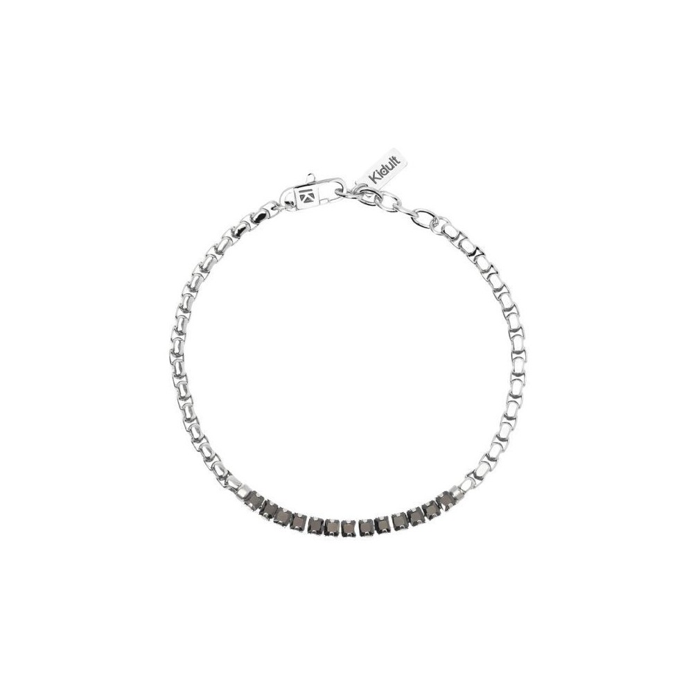 Bracciale con catena veneta e cristalli Kidult [147216ba]