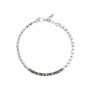 Bracciale con catena veneta e cristalli Kidult [147216ba]
