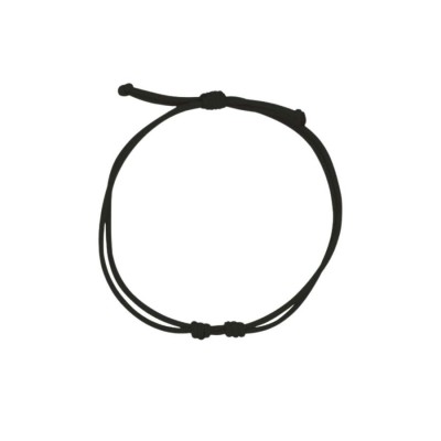 Bracciale soft cord Base Nero [204fad6d]