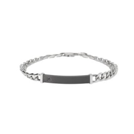 Bracciale uomo catena e piastra nera satinata Kidult [30a4b1b3]