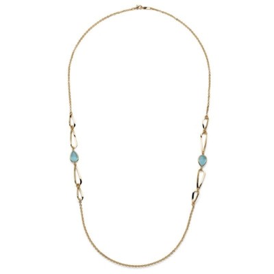 Collana Joya goccia azzurra [682a1601]