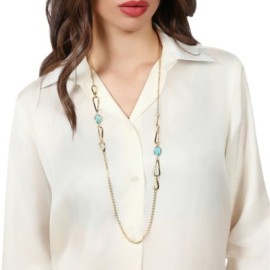Collana Joya goccia azzurra [682a1601]