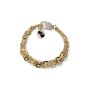 Bracciale forzatina doppia e zirconi [74987406]