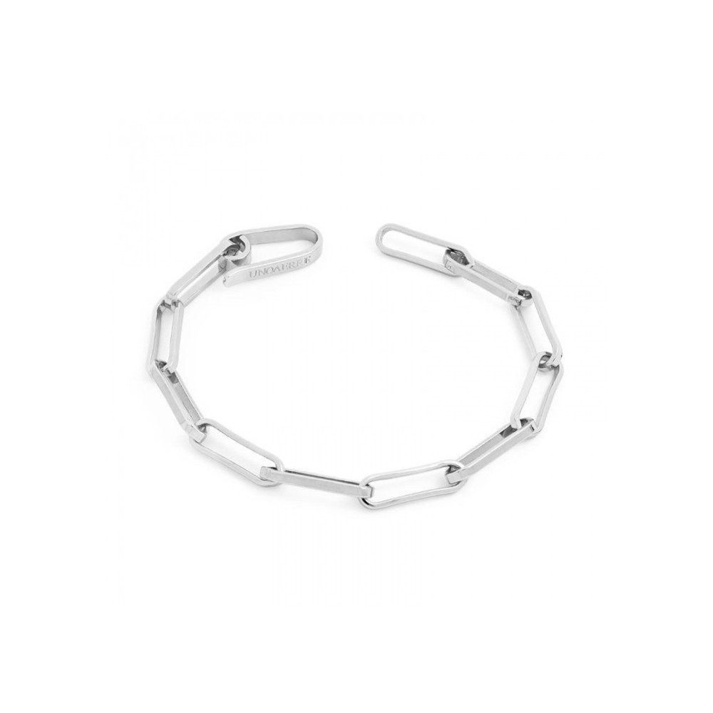 Bracciale paperclip argentato [9d4fce10]