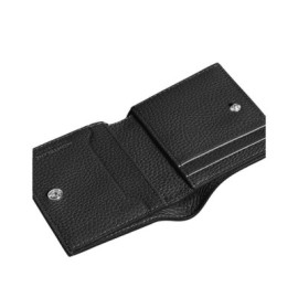 Portafoglio Mini 4 Tasche in Pelle con Grana [5d5056a0]