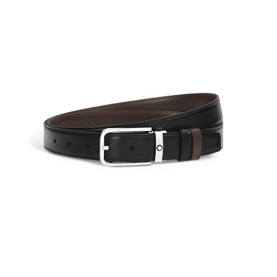 Cintura Reversibile 30 mm in Pelle Meisterstück con Fibbia Rettangolare [c64eeca6]