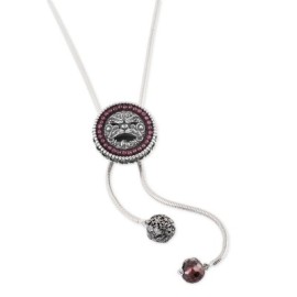 Collana Saliscendi con maschera e Cubic Zirconia [0652b1e5]
