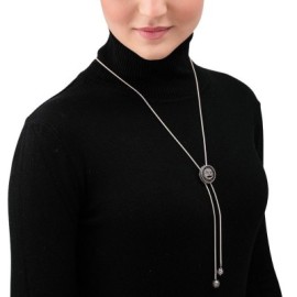 Collana Saliscendi con maschera e Cubic Zirconia [df74f2e8]