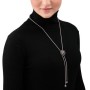 Collana Saliscendi con maschera e Cubic Zirconia [df74f2e8]