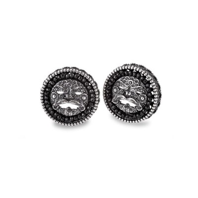 Orecchini con Maschera e Cubic Zirconia [046cfa97]