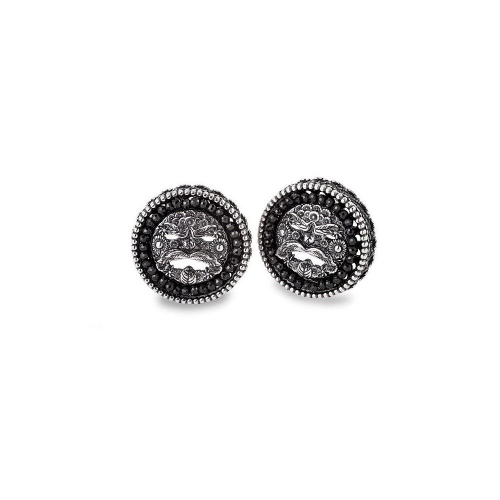 Orecchini con Maschera e Cubic Zirconia [046cfa97]