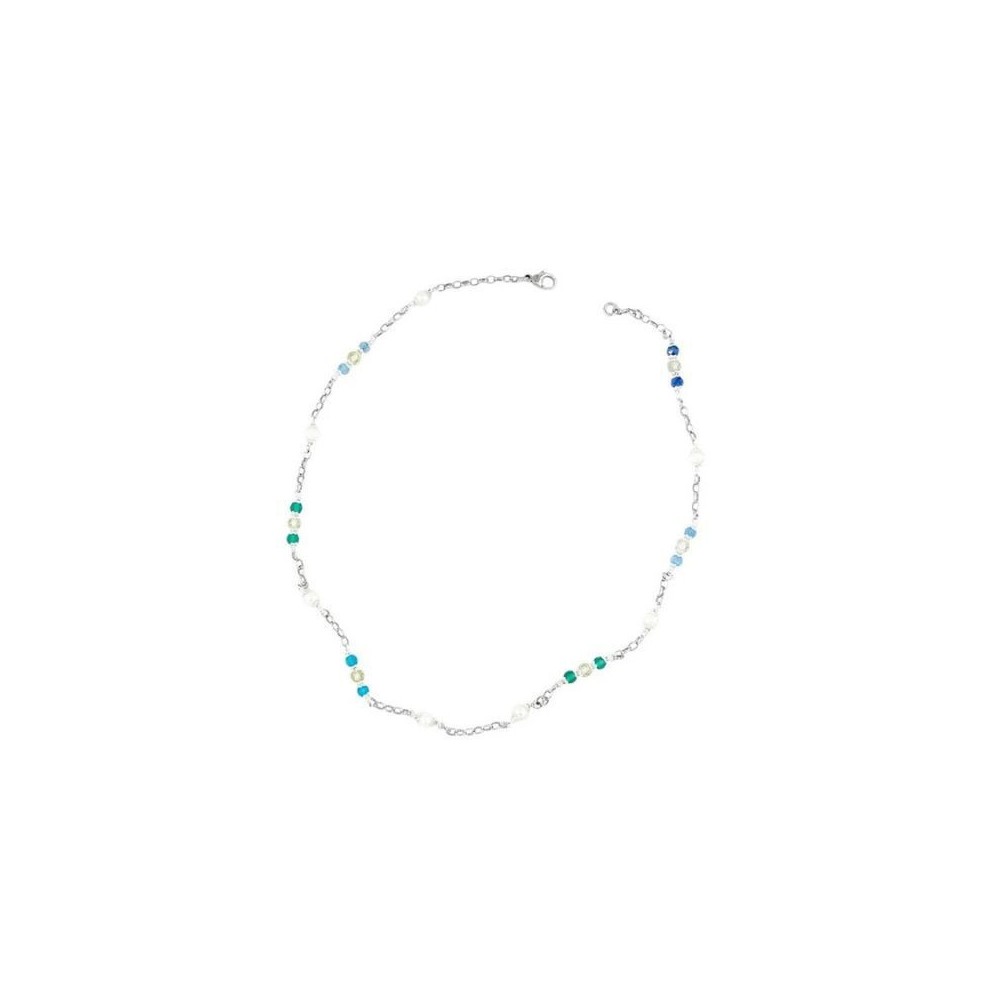 Collana Argento con Perle Multicolor [b28f6de1]