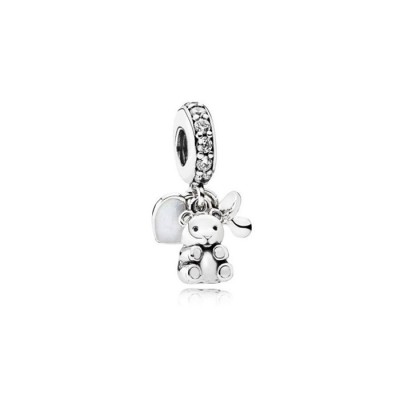 Charm Pandora Pendente Orsetto e Ciuccio 792100cz [2a7666bc]