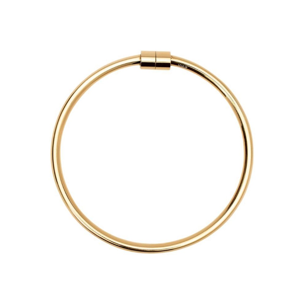 Bracciale bangle in acciaio dorato Kidult [c04489a9]