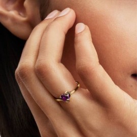 The Nightmare Before Christmas Sally Anello Cuore Viola [89d9f0f9]