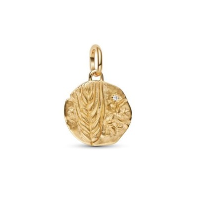 Charm Medaglione Spiga e Zirconi [d21f9e89]