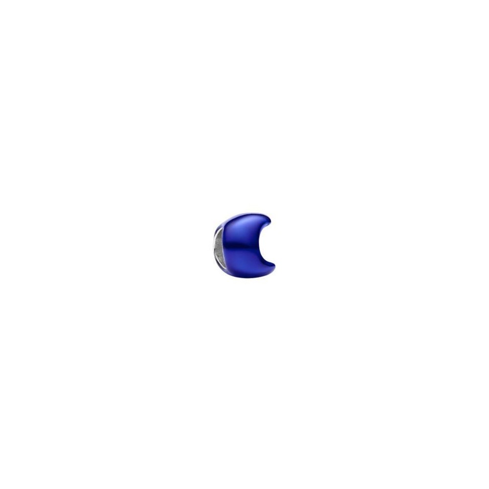 Mini Charm Luna effetto metallico blu [4758958c]