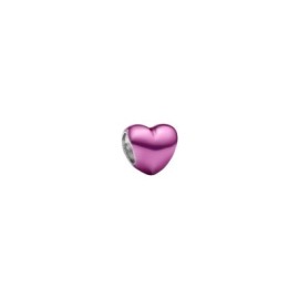 Mini Charm Cuore effetto metallico rosa [ea7b5b87]
