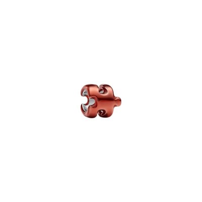 Mini Charm Puzzle effetto metallico arancione [6bdc4256]