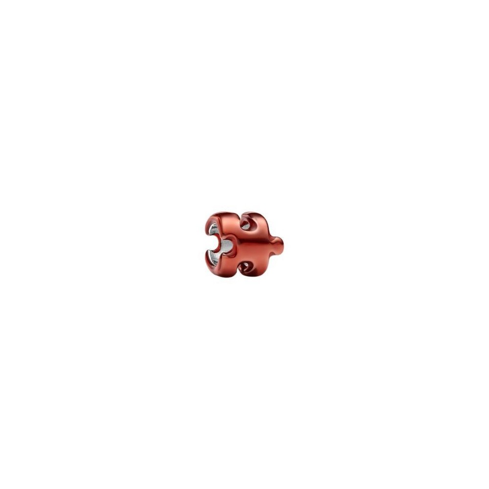 Mini Charm Puzzle effetto metallico arancione [6bdc4256]